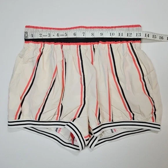 Free People Movement Womens Striped Pull On Athletic Shorts Size Small NWOT - Picture 8 of 10
